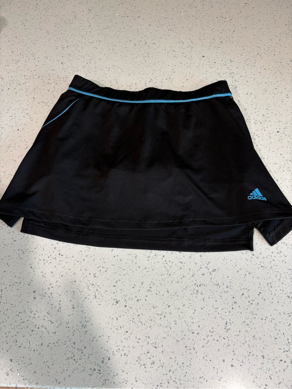 adidas Black Skort with Teal Trim